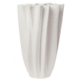 Clegg Bisque Crease Vase